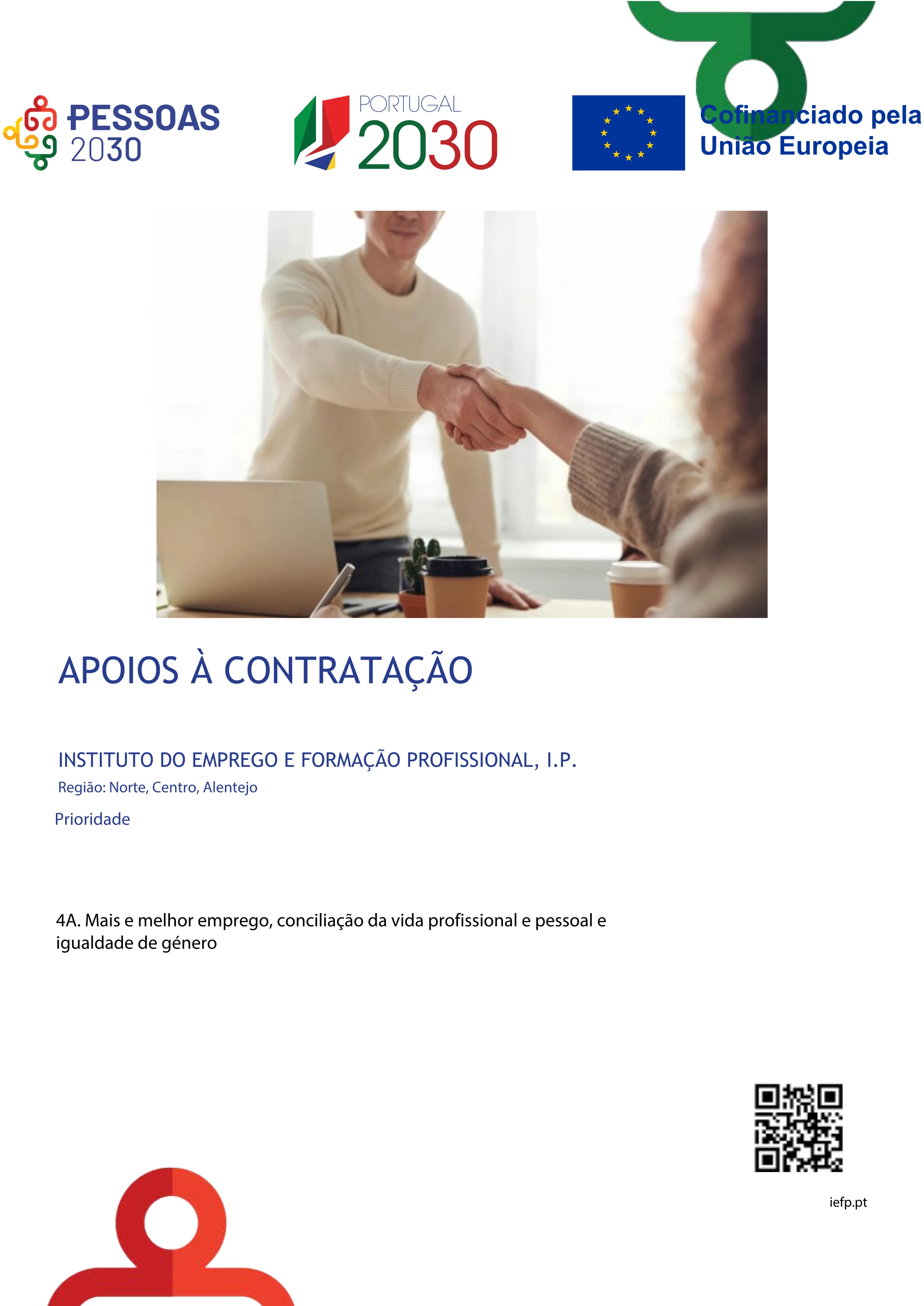 Mais e melhor emprego, conciliação da vida profissional e pessoal e igualdade de género