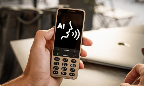 Pessoa a utilizar a aplicação Tandem para se ligar a um familiar