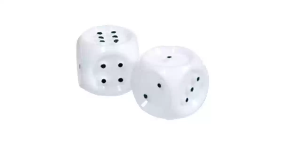 Conjunto de 2 dados táteis para jogos de tabuleiro RNIB GB91 | GB-DICE