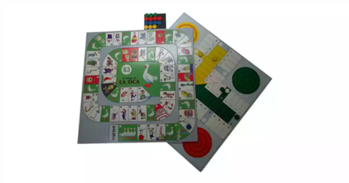 Jogos do ludo/ganso coloridos com o repetivo conjunto de peças magnéticas