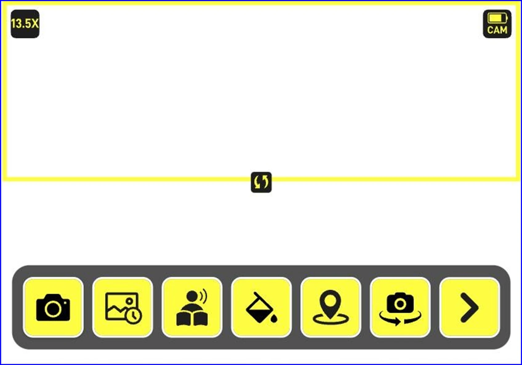 Ecrã com funcionalidade de divisão vertical