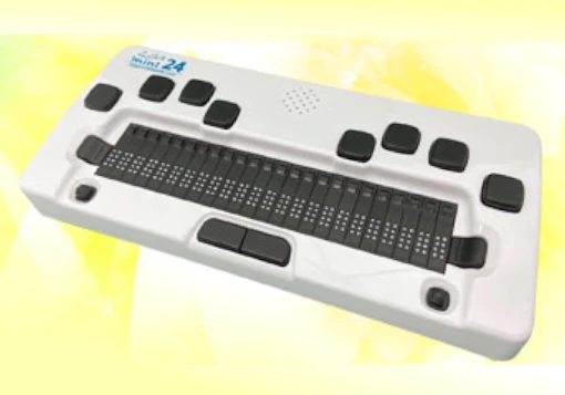 Seika Mini 24, bloco ne notas Braille com teclado estilo Perkins